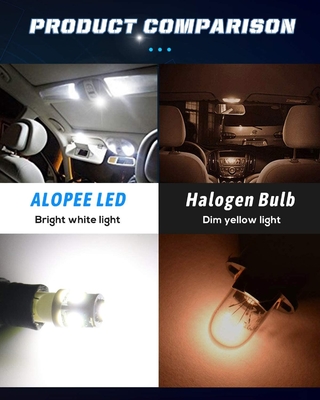 194 Automobil-LED-Glühlampen 6500K zwängen T10 SMD 5050 abbricht