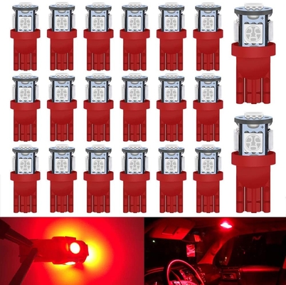 194 Automobil-LED-Glühlampen 6500K zwängen T10 SMD 5050 abbricht