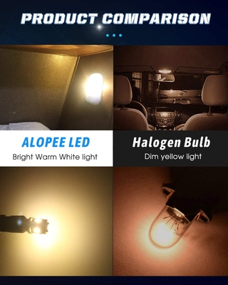 194 Automobil-LED-Glühlampen 6500K zwängen T10 SMD 5050 abbricht